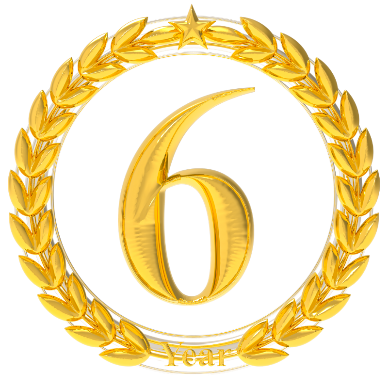 6 Years Badge